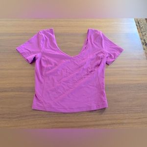 Lululemon Vivid Plum Align T-Shirt Workout Top - 4
Excellent condition